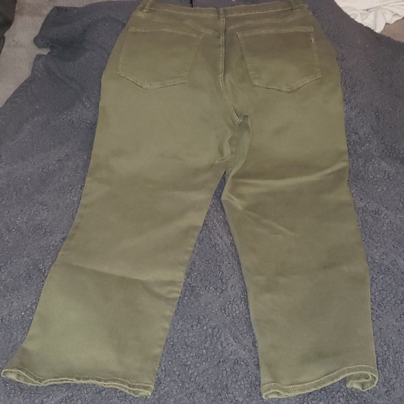 NWT EXPRESS Cropped Wide Leg Super High Rise - Picture 4 of 4